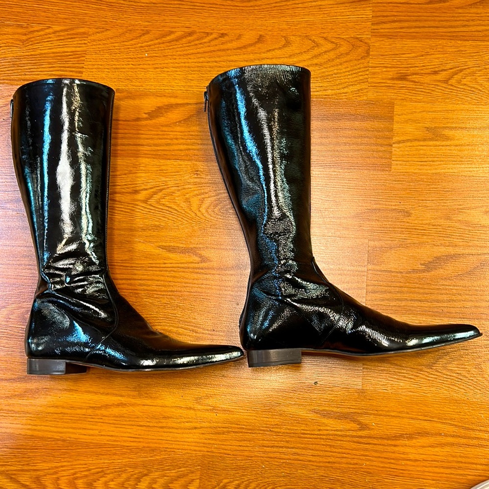 Handmade in Italy, Made out of Patent Leather.